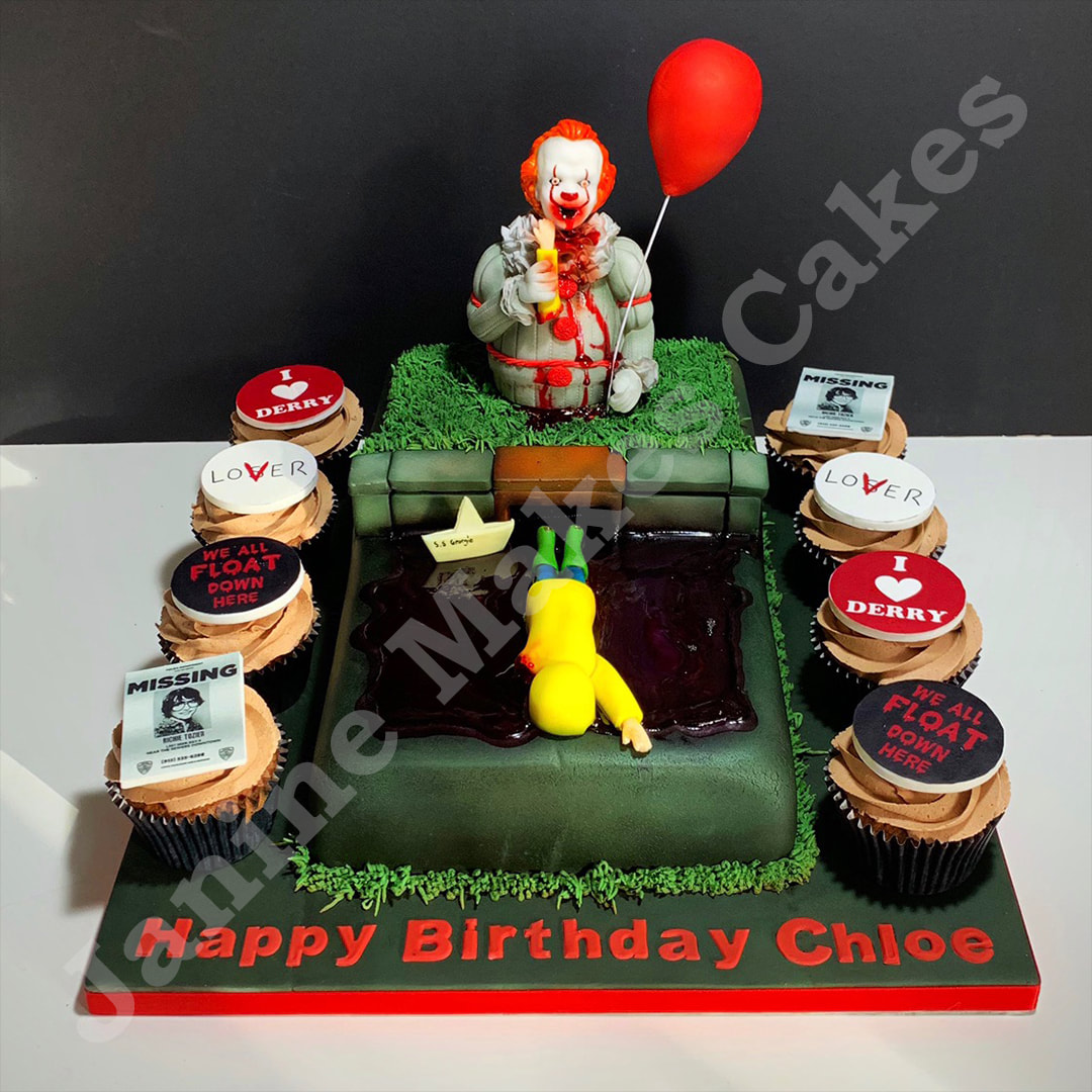 Meet Pennywise the dancing clown. 🎈🤡 #it #pennywise #cake #cakedecor... |  Decorating Cake | TikTok